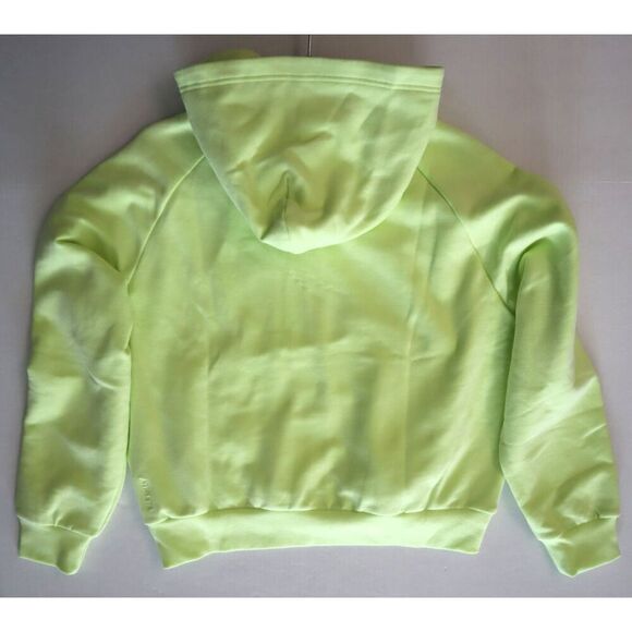Athleta 473713062 Women Sz M Citron/Yellow Green Easy Fleece 1/2 Zip Hoodie - Picture 12 of 13